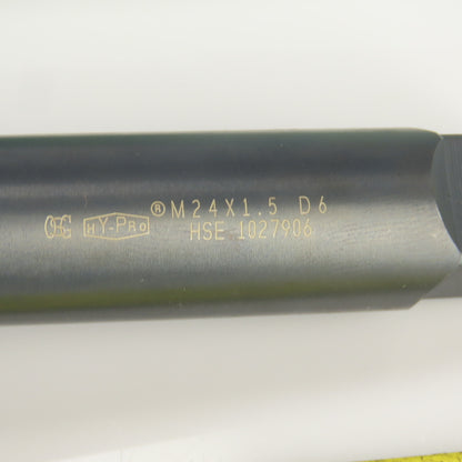 OSG Hypro M24 x 1.5 Metric Right Hand Spiral Point 4 Flute Bottoming Tap HSE