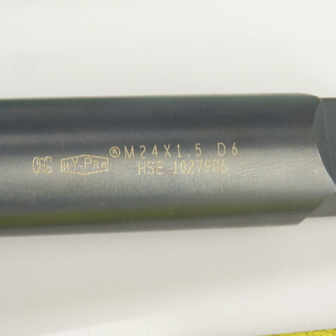 OSG Hypro M24 x 1.5 Metric Right Hand Spiral Point 4 Flute Bottoming Tap HSE