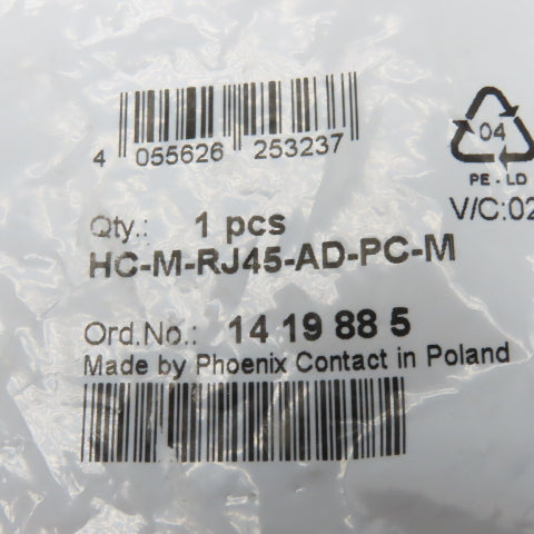 Phoenix HC-M-RJ45-AD-PC-M Contact Insert Module Plastic Housing RJ45