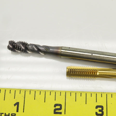 M8 x 1.25 Straight & Spiral 3-4 Flute Taps Mixed Lot Of 12
