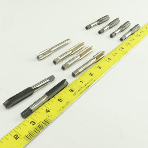 M12 x 1.75 M12 x 1.25 Metric Right Hand 3 & 4 Flute Bottoming Tap HSS Lot Of 10