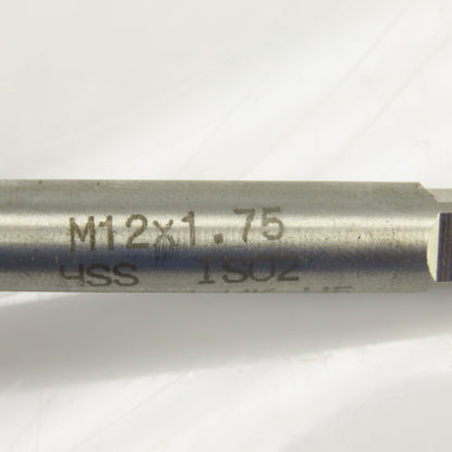 M12 x 1.75 M12 x 1.25 Metric Right Hand 3 & 4 Flute Bottoming Tap HSS Lot Of 10
