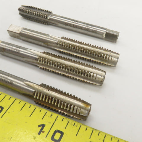 M12 x 1.75 M12 x 1.25 Metric Right Hand 3 & 4 Flute Bottoming Tap HSS Lot Of 10