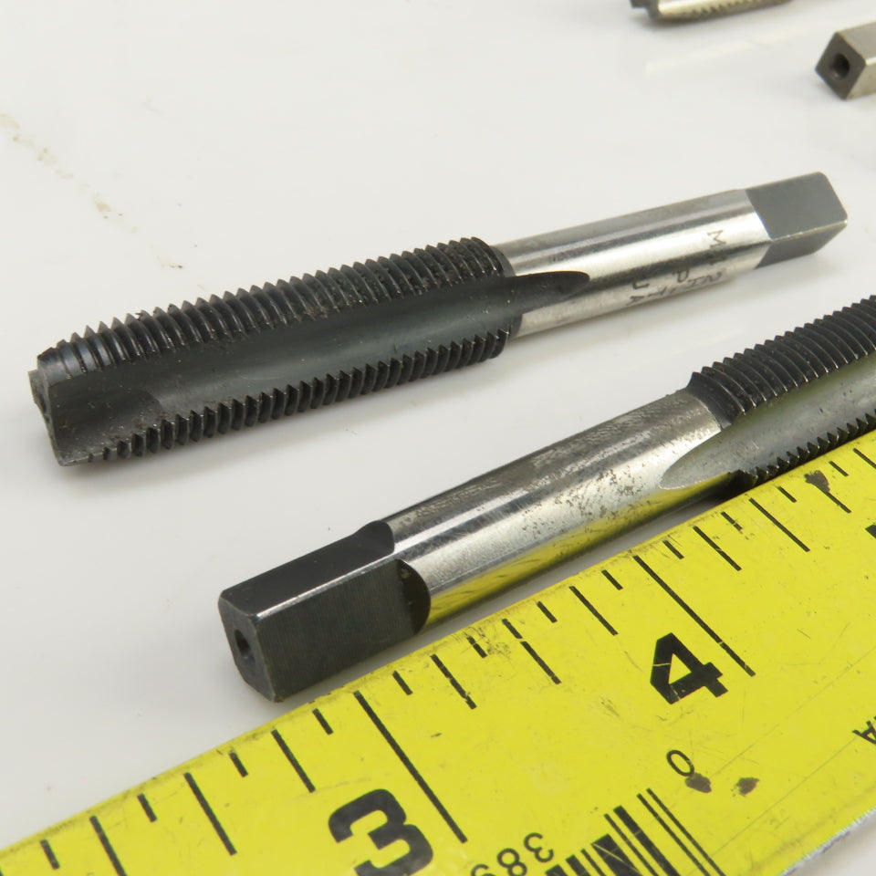M12 x 1.75 M12 x 1.25 Metric Right Hand 3 & 4 Flute Bottoming Tap HSS Lot Of 10