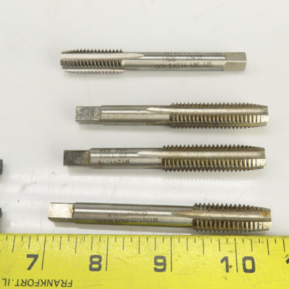 M12 x 1.75 M12 x 1.25 Metric Right Hand 3 & 4 Flute Bottoming Tap HSS Lot Of 10