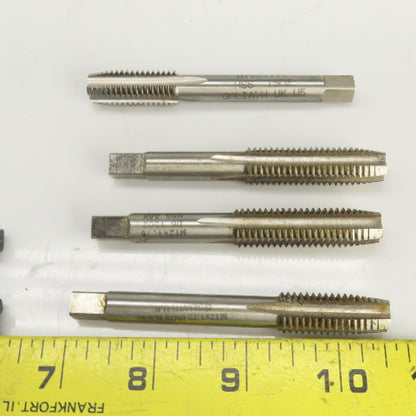 M12 x 1.75 M12 x 1.25 Metric Right Hand 3 & 4 Flute Bottoming Tap HSS Lot Of 10