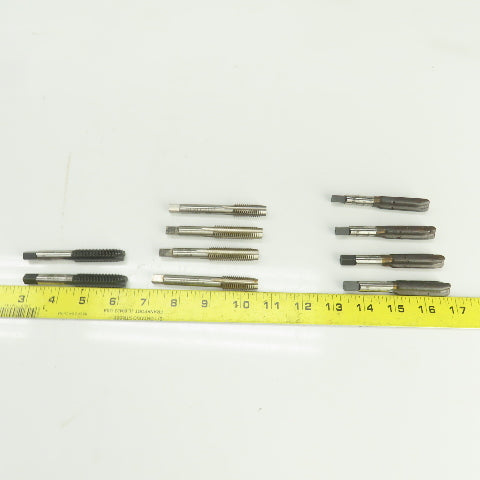 M12 x 1.75 M12 x 1.25 Metric Right Hand 3 & 4 Flute Bottoming Tap HSS Lot Of 10