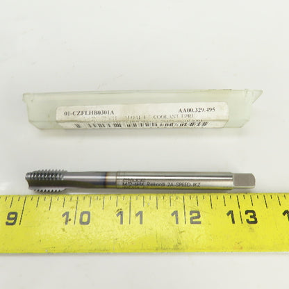 Emuge M12 x 1.75 6HX Metric RH Straight 3 Flute Coolant Thru Bottoming Tap TiCN