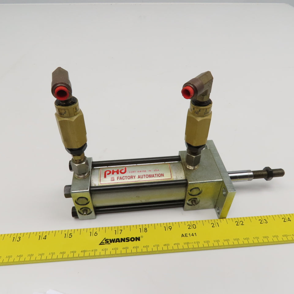 PHD 1-1/4" Bore 2" Stroke Double Acting Air Cylinder