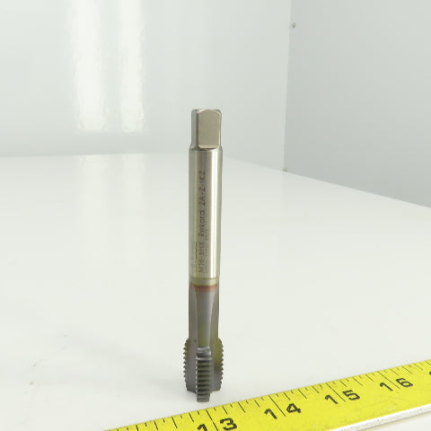 Emuge M16 x 2 6HX Metric RH Straight 3 Flute Coolant Thru Bottoming Tap TiNC
