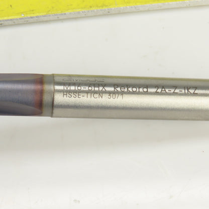 Emuge M16 x 2 6HX Metric RH Straight 3 Flute Coolant Thru Bottoming Tap TiNC