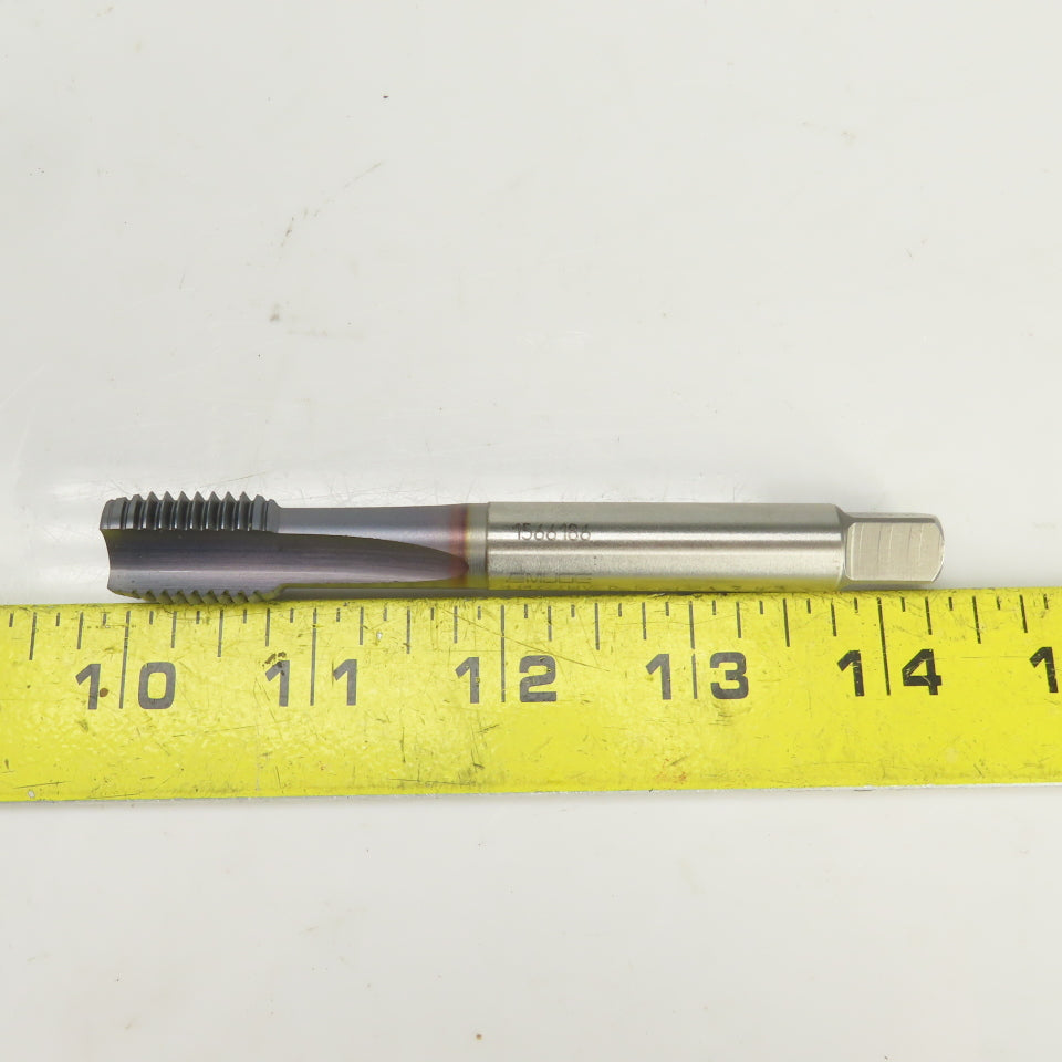 Emuge M16 x 2 6HX Metric RH Straight 3 Flute Coolant Thru Bottoming Tap TiNC