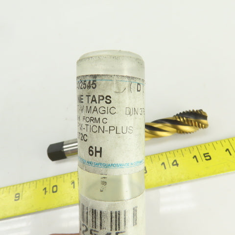 Fette M20 x 2.5  Metric RH Spiral 4 Flute Coolant Thru Bottoming Tap HSS-E-PM