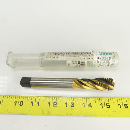 Fette M20 x 2.5  Metric RH Spiral 4 Flute Coolant Thru Bottoming Tap HSS-E-PM