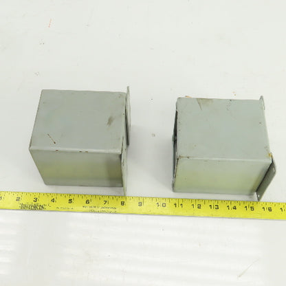 Hoffman E1PBX 5" x 4" x 4" Control Panel Enclosure Type 12 & 13 No Cover Lot/2