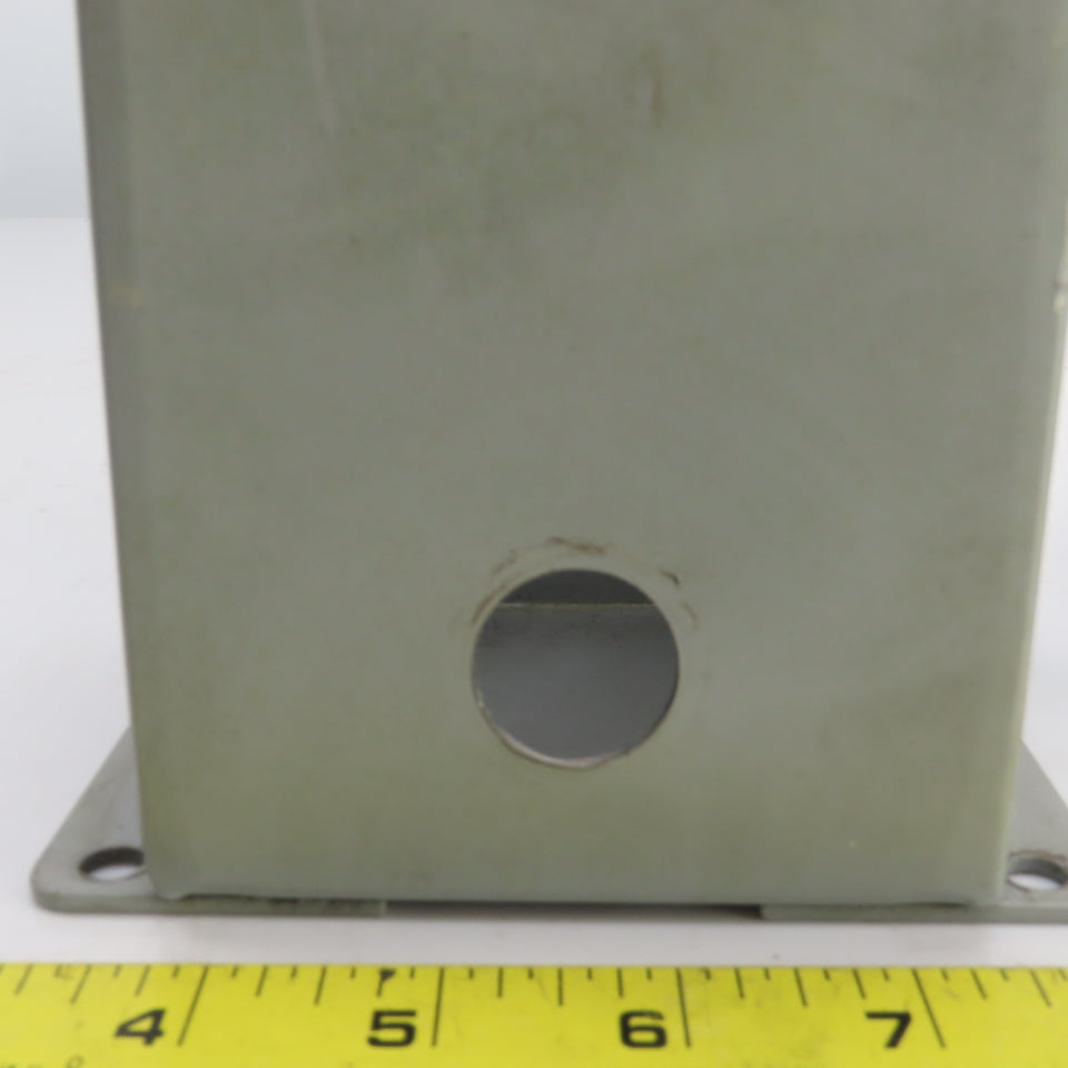 Hoffman E1PBX 5" x 4" x 4" Control Panel Enclosure Type 12 & 13 No Cover Lot/2