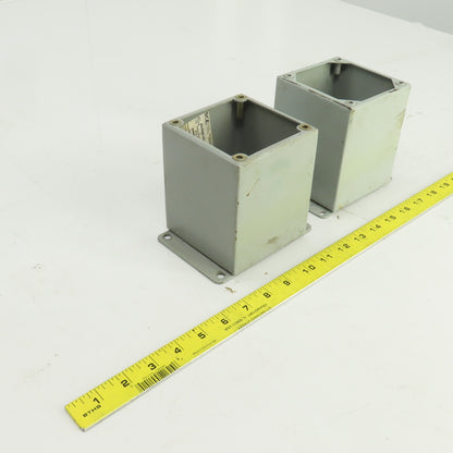 Hoffman E1PBX 5" x 4" x 4" Control Panel Enclosure Type 12 & 13 No Cover Lot/2