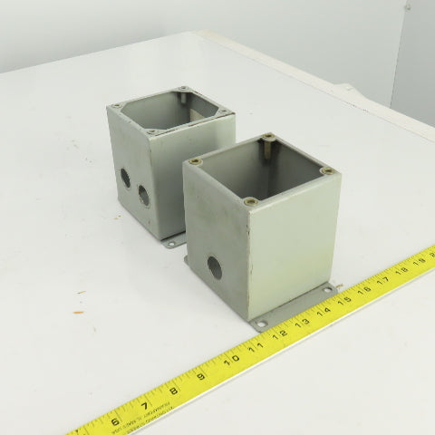Hoffman E1PBX 5" x 4" x 4" Control Panel Enclosure Type 12 & 13 No Cover Lot/2
