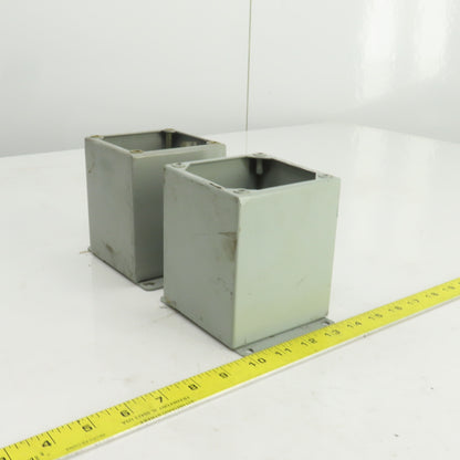 Hoffman E1PBX 5" x 4" x 4" Control Panel Enclosure Type 12 & 13 No Cover Lot/2
