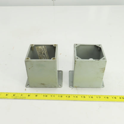 Hoffman E1PBX 5" x 4" x 4" Control Panel Enclosure Type 12 & 13 No Cover Lot/2