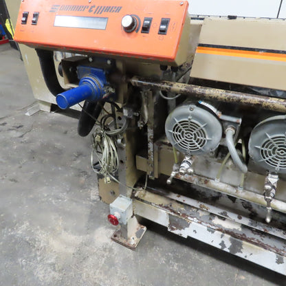 Somaca 752 7 Spindle Glass Beveling Edger 5Hp 3Ph 230V 60Hz 85.3FLA 3-25mm