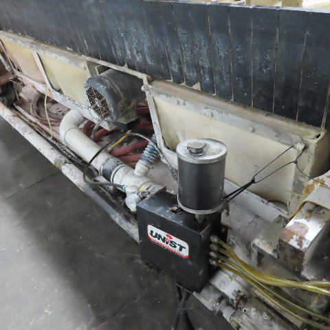 Somaca 752 7 Spindle Glass Beveling Edger 5Hp 3Ph 230V 60Hz 85.3FLA 3-25mm