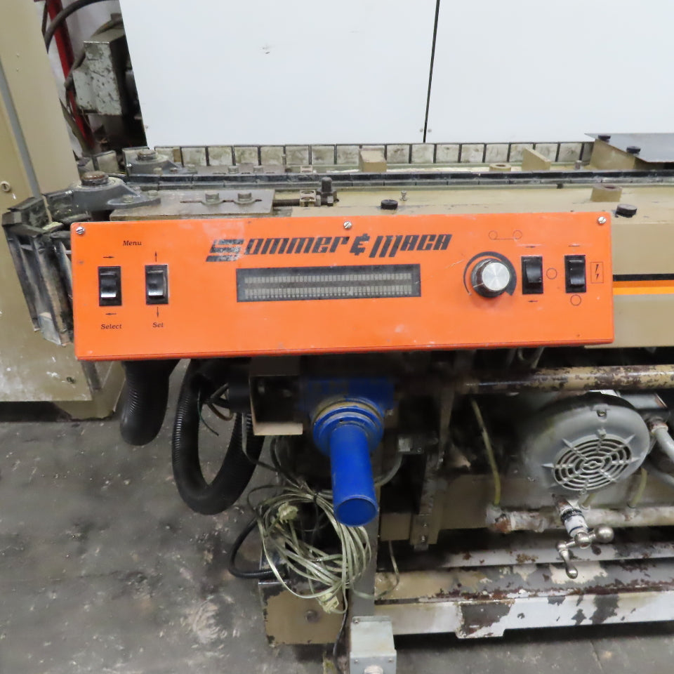 Somaca 752 7 Spindle Glass Beveling Edger 5Hp 3Ph 230V 60Hz 85.3FLA 3-25mm