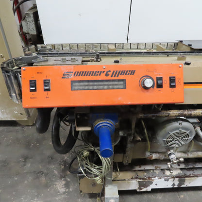 Somaca 752 7 Spindle Glass Beveling Edger 5Hp 3Ph 230V 60Hz 85.3FLA 3-25mm