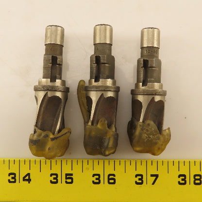 03 2133 3/4" Radial Drive Counterbore 4 Flute 1/4" Pilot Lot of 3
