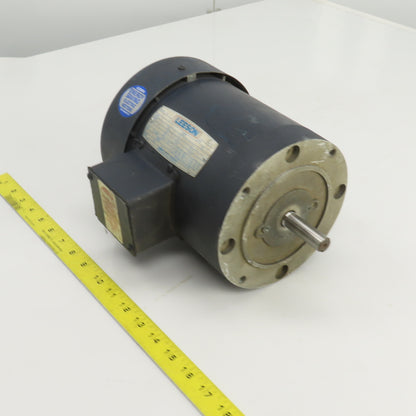 Leeson 113311.00 1/3HP AC Electric Motor 1140RPM 208-230/460V 3PH C56C Frame