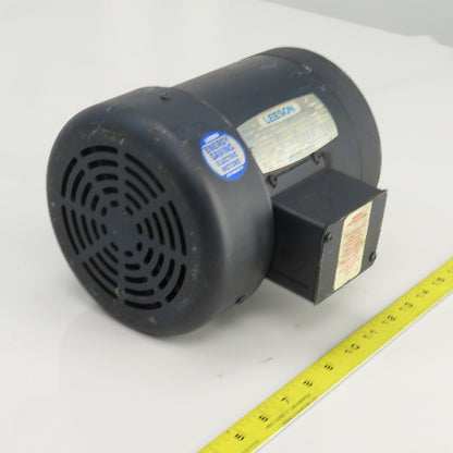 Leeson 113311.00 1/3HP AC Electric Motor 1140RPM 208-230/460V 3PH C56C Frame
