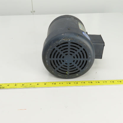 Leeson 113311.00 1/3HP AC Electric Motor 1140RPM 208-230/460V 3PH C56C Frame