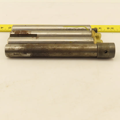 7/8" Straight Shank Tool Extension Lot of 3/4"-24 Thread 6-1/2" OAL Lot of 4