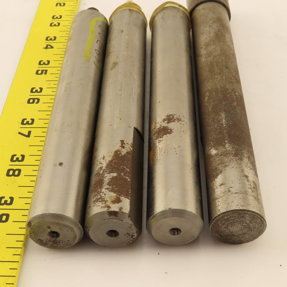 7/8" Straight Shank Tool Extension Lot of 3/4"-24 Thread 6-1/2" OAL Lot of 4