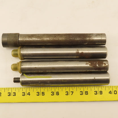 7/8" Straight Shank Tool Extension Lot of 3/4"-24 Thread 6-1/2" OAL Lot of 4