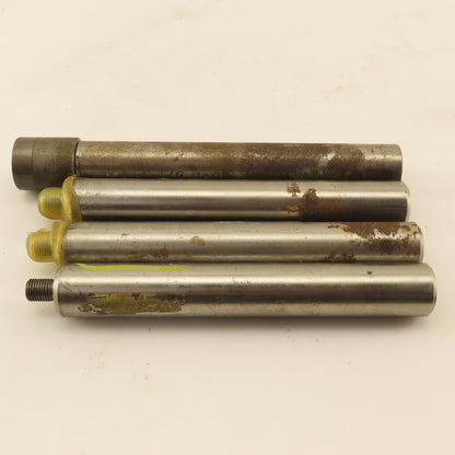 7/8" Straight Shank Tool Extension Lot of 3/4"-24 Thread 6-1/2" OAL Lot of 4