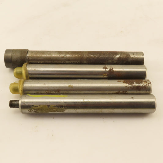 7/8" Straight Shank Tool Extension Lot of 3/4"-24 Thread 6-1/2" OAL Lot of 4