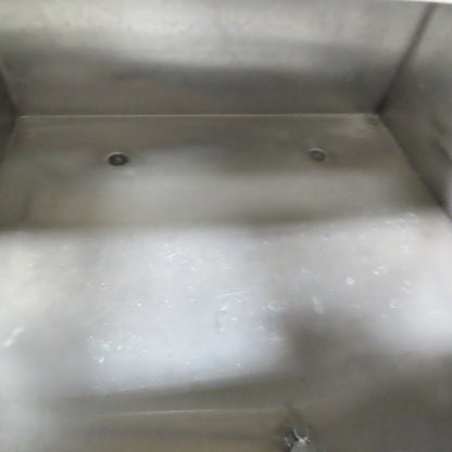 24 Gallon Stainless Steel Gravity Fed Testing Tank Fixture On Stand