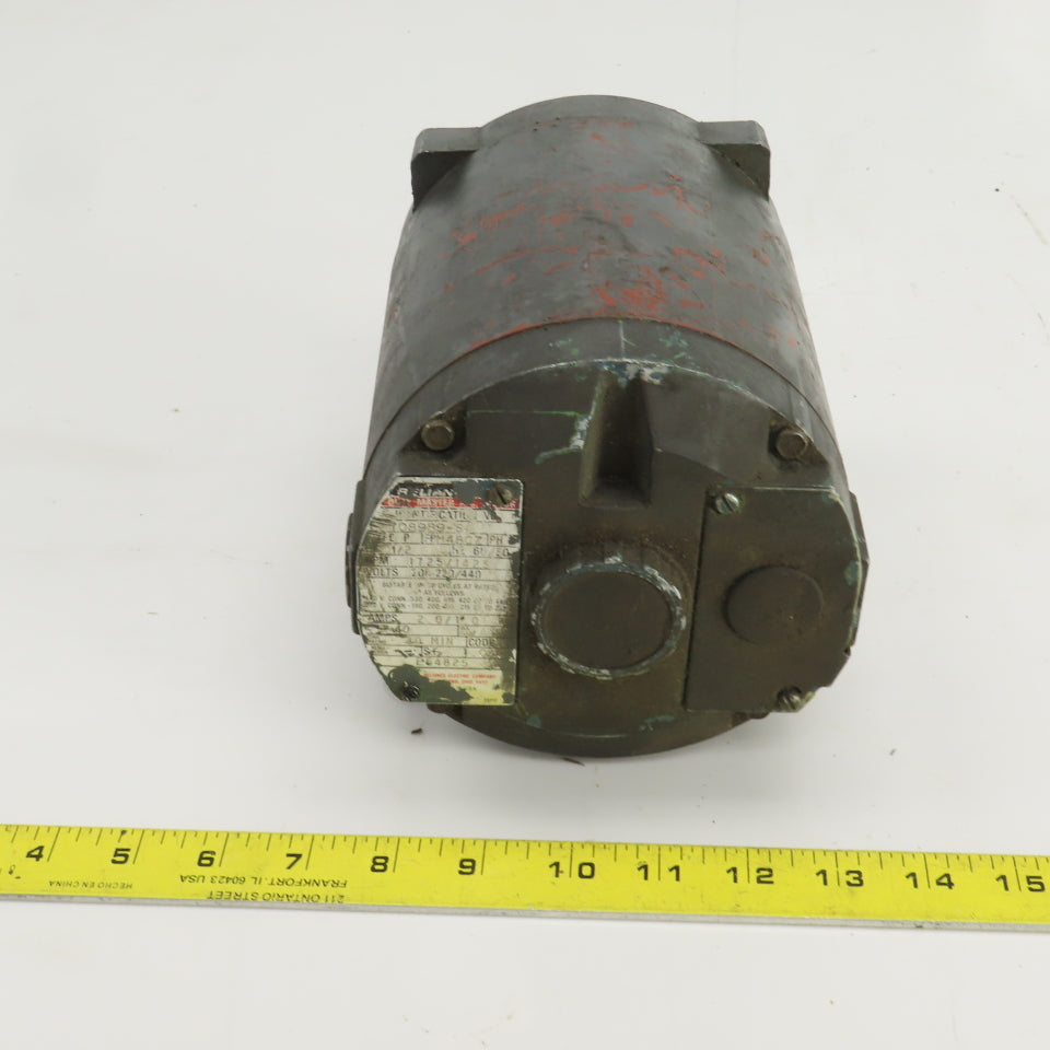 Reliance 708989-SA 1/2HP AC Electric Motor 1725RPM 208-230/460V 3PH M48CZ Frame