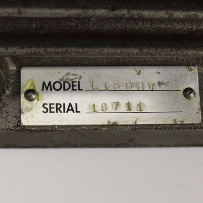 L150HV Vertical Hydraulic Drilling/Tapping Head 1" Spindle 13-1/8" x 7-1/2" Bed