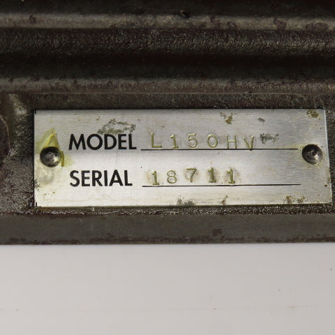 L150HV Vertical Hydraulic Drilling/Tapping Head 1" Spindle 13-1/8" x 7-1/2" Bed