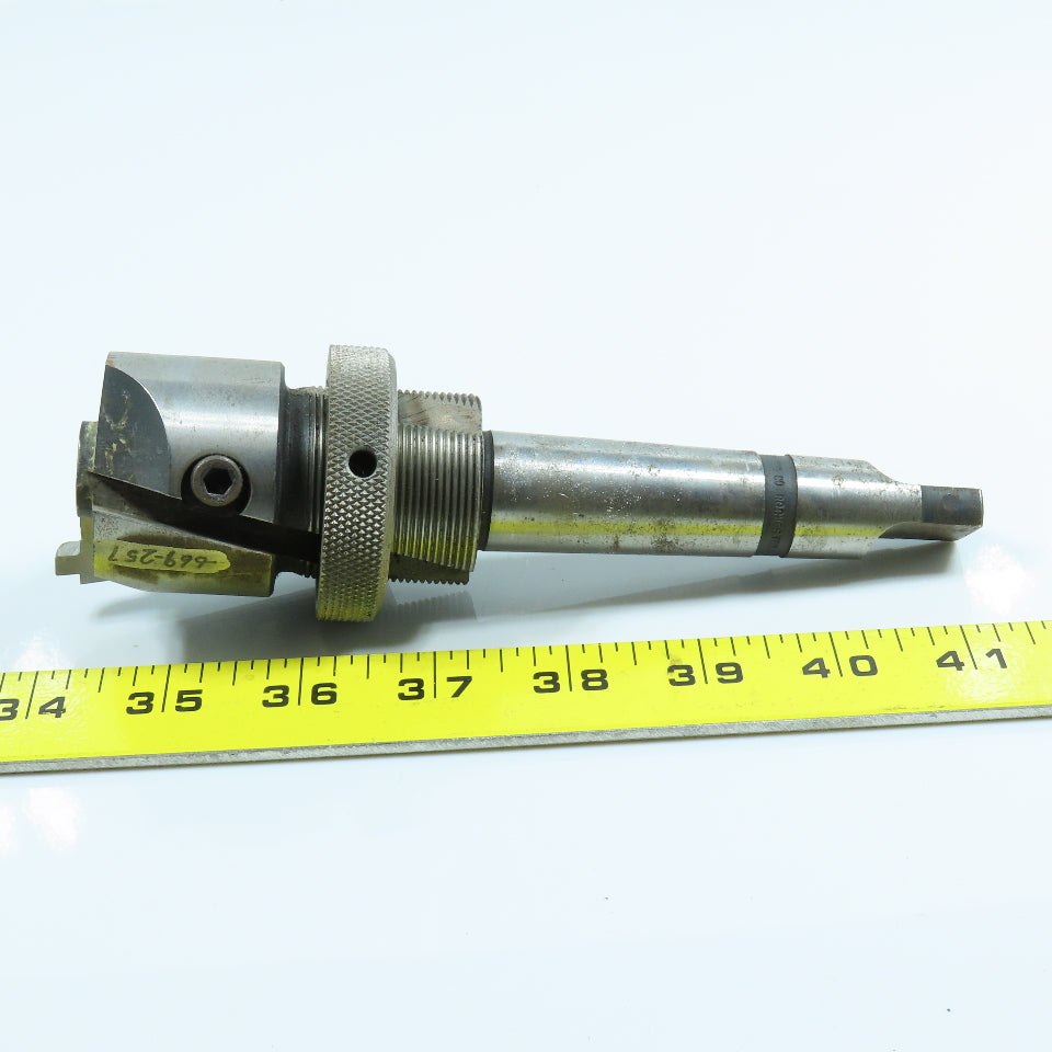 Genesee 218HT 2-1/8" Dia Counterbore/Facing Arbor #3 Morse Taper Shank