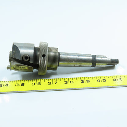 Genesee 218HT 2-1/8" Dia Counterbore/Facing Arbor #3 Morse Taper Shank