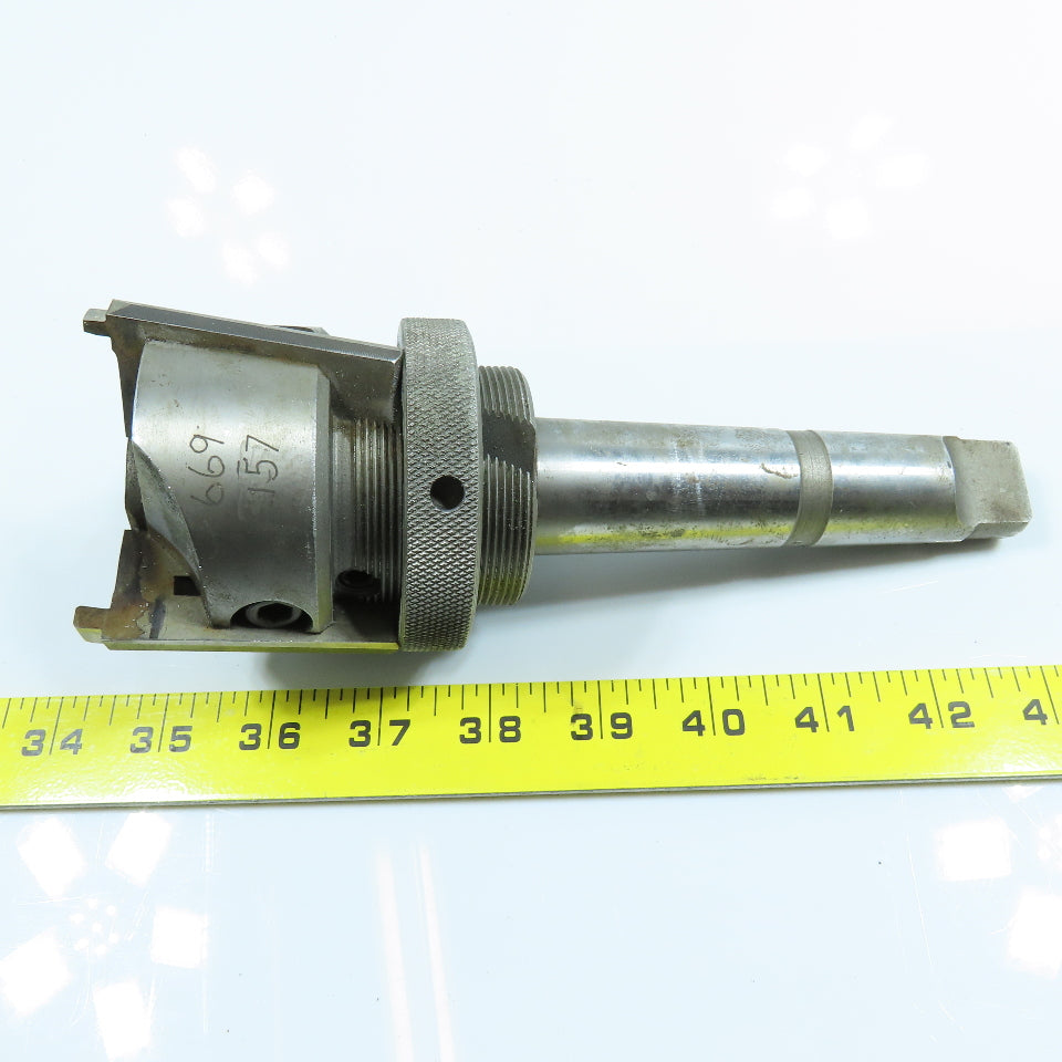 Genesee 300HT 3" Dia Counterbore/Facing Arbor #4 Morse Taper Shank