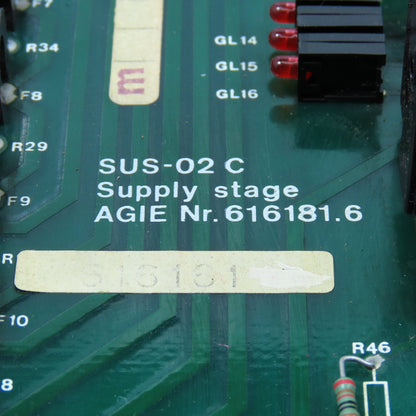 Agie SUS-02 C 616181.6 Supply Stage Board