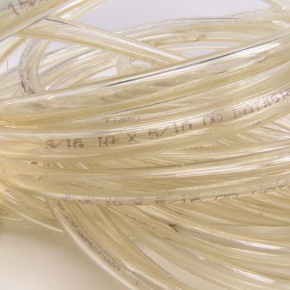 3/16" ID x 5/16" OD Clear PVC Tube 49'