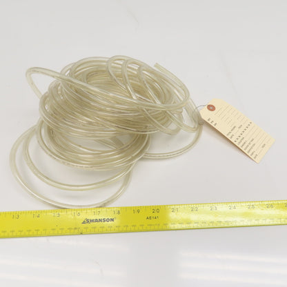 3/16" ID x 5/16" OD Clear PVC Tube 49'
