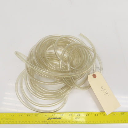 3/16" ID x 5/16" OD Clear PVC Tube 49'