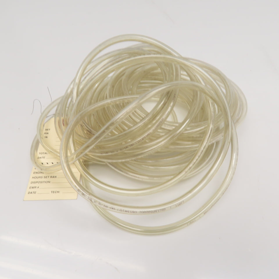 3/16" ID x 5/16" OD Clear PVC Tube 49'