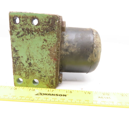 3" OD x 2-1/4" Tall Rubber Machine Overtravel Stop Bumper Bracket